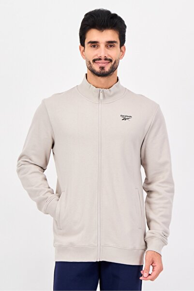 Reebok Men Sportswear Fit Long Sleeve Outdoor Track Jacket, Grey
