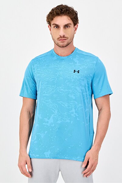 Under Armour Men Loose Fit Short Sleeve Training T-Shirt, Blue