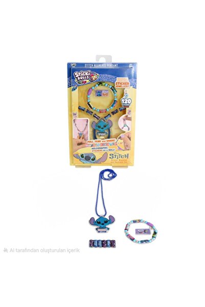 STICH Sticki Rolls Stitchli Kolye ve Bileklik Seti – Kendi Takını Tasarla!