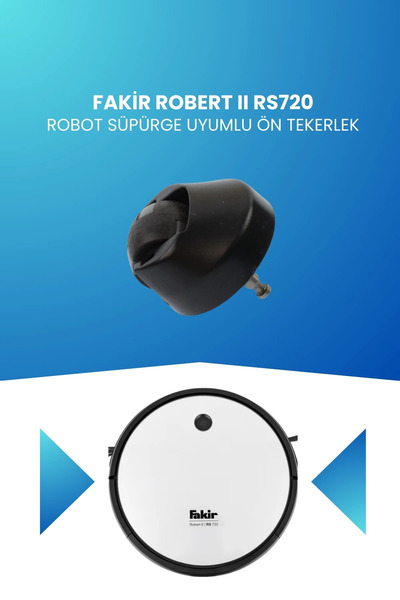 ELECTROLL Roata frontală compatibilă cu aspiratorul robot Fakir Robert II Rs720