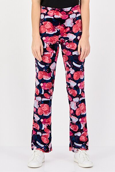 Juicy Couture Women Regular Fit All Over Print Straight Leg Pants, Multicolor