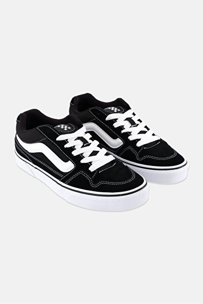 Vans حذاء تزلج رجالي من كالدرون برباط، أسود