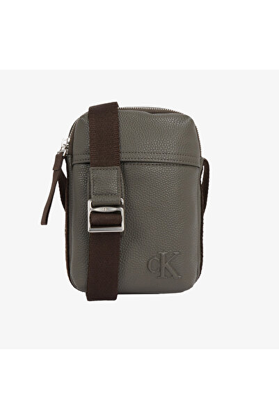 Calvin Klein Cargo Reporter S Erkek Gri El Çantası