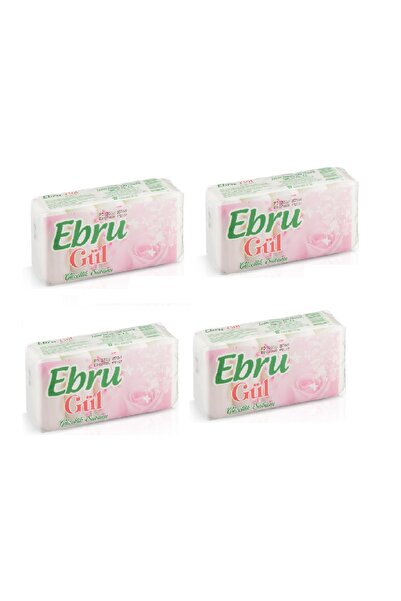 Ebru صابون الجمال المضاف إليه الورد 5x75 جرام 4 قطع