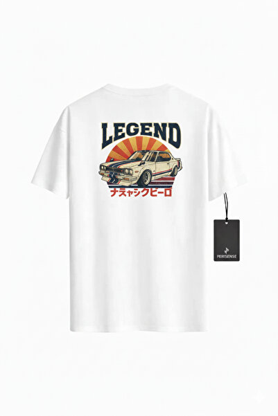 PERISENSE Unisex Hakosuka God Printed Premium Combed Cotton Oversized T-Shirt