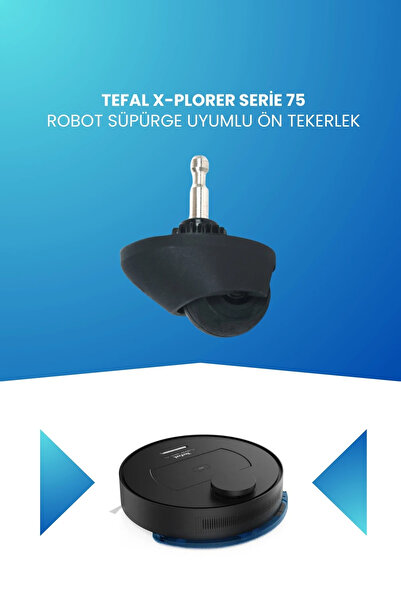 ELECTROLL Roată frontală compatibilă cu aspiratorul robot Tefal X-plorer Seri...