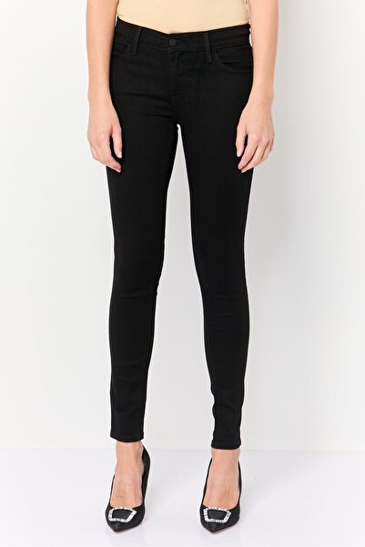Levi's Women Skinny Fit Plain Stretchable Denim, Black
