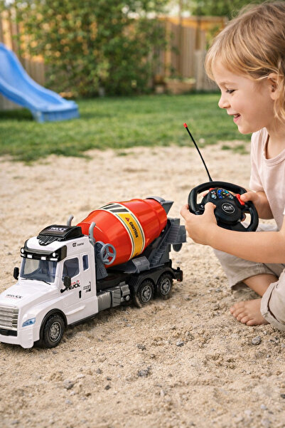 LEAN R/C Remote Control Concrete Mixer for Kids