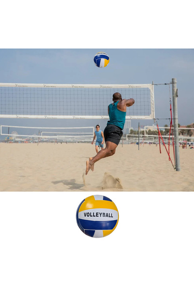 ALBERO Generic Volleyball Set of Net and Ball Official Size and Weight