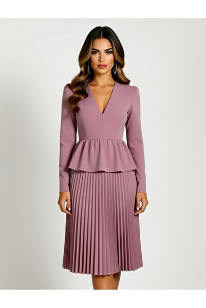 Influence Germany stylish Mauve Midi Dress – Your New Wardrobe Must‑Have