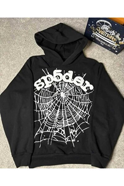 Hunors Sportswear & Company سويت شيرت SP5DER مطبوع موديل بغطاء رأس للجنسين