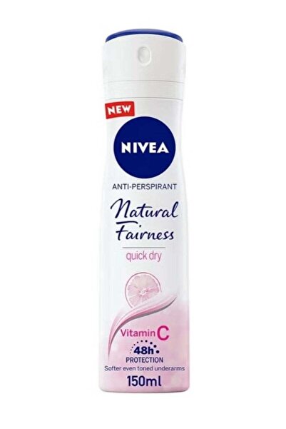 NIVEA Natural Fairness Deodorant Spray White/Pink 150ml