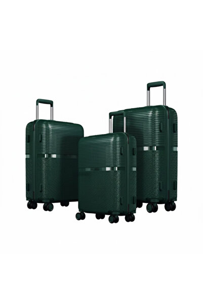 VELMORE 3 Piece Polypropylene Hard Side Luggage Set - 20", 24", 28"
