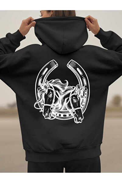 GHZAL Home Collection Special Design Oversized Sweatshirt Hoodie at Printed