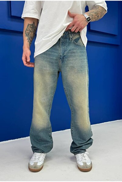 cezstudio Green Grinding Baggy Pants