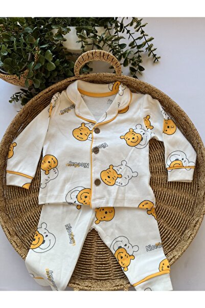 Lovmi Baby POOH DESEN PİJAMA TAKIMI