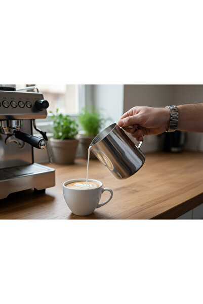 EMPA A V M 350ml 18/10 (304) Stainless Steel Milk Jug, Milk Pot Pitcher