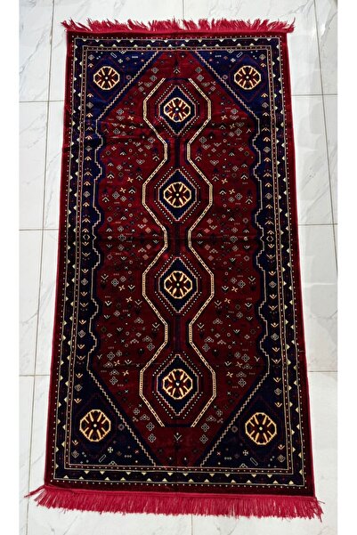 NAJM Turkish rug with Afghan carpet pattern, 1x2 meter - extension