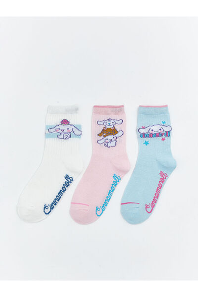 LC Waikiki Блестящи селекции от Shining Store 3-пакет момичешки чорапи с брод...