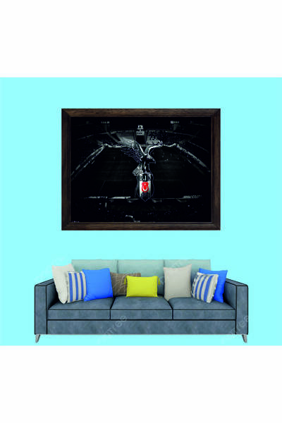 Lioncraft Beşiktaş Spor Çerçeveli Duvar Tablosu, Kara Kartal, Çarşı Taraftar ...