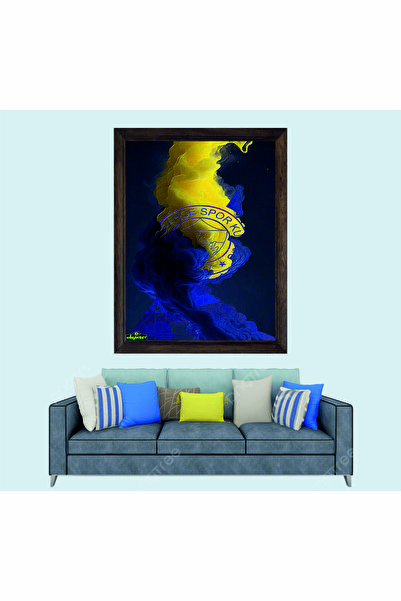 Lioncraft Fenerbahçe Spor Çerçeveli Duvar Tablosu, Kadıköy, Taraftar Tablosu ...