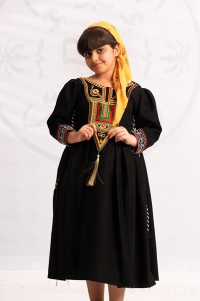 Abaya-AB فستان يوم التاسيس تراثي انيق للبنات