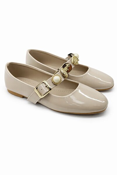 Moda Frato SH-300 Flat Turalı Babet Casual Γυναικεία Παπούτσια Mary Jane Home...