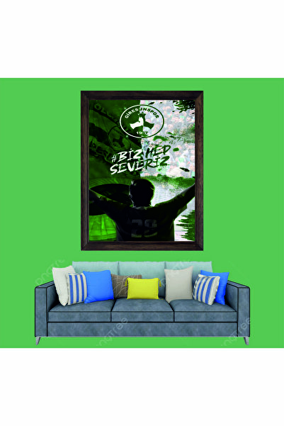 Lioncraft Giresunspor Çerçeveli Duvar Tablosu, Giresun Taraftar Tablosu 20x30 cm