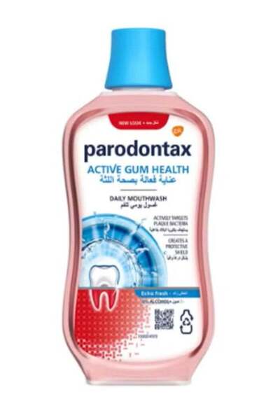 Parodontax غسول فم منعش بنكهة النعناع للعناية اليومية باللثة ٥٠٠ مل