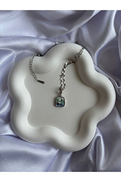 Teos Jewelry Deniz Yıldızı Okyanus Temalı Vintage Çelik Kolye