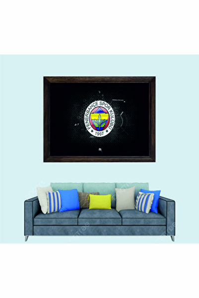 Lioncraft Fenerbahçe Spor Çerçeveli Duvar Tablosu, Kadıköy, Taraftar Tablosu ...