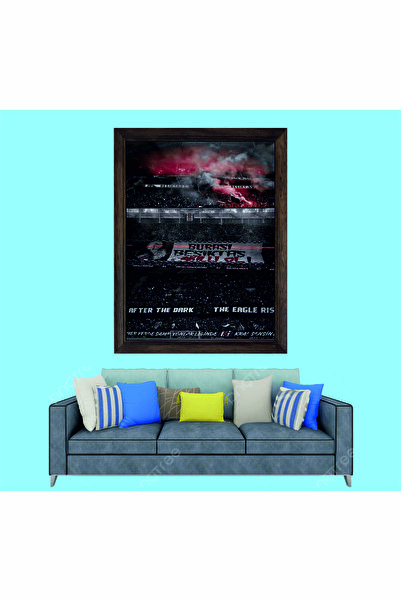 Lioncraft Beşiktaş Spor Çerçeveli Duvar Tablosu, Kara Kartal, Çarşı Taraftar ...