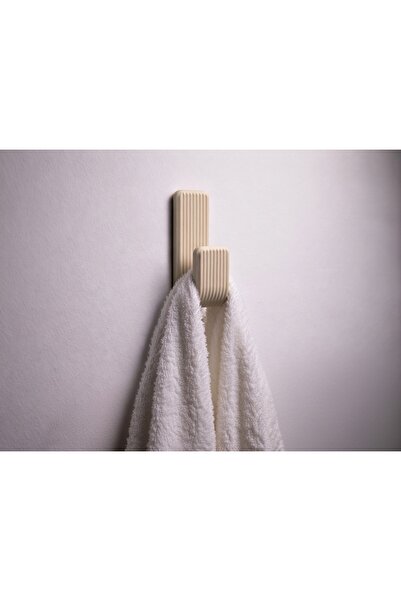 BarışDijitalTasarım 2’li Yapışkanlı Bornoz/Havlu Askısı