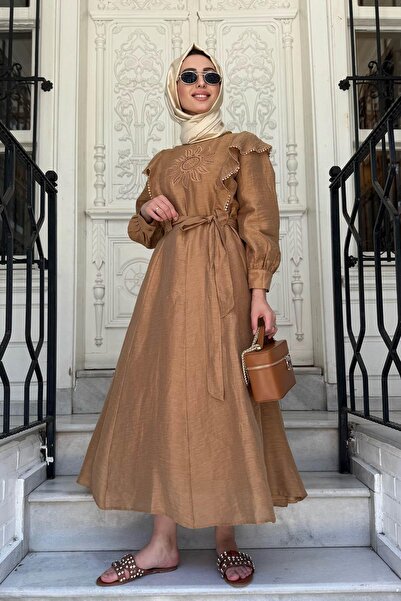 Venöve Ruby Elbise 25SSELB0024 Camel