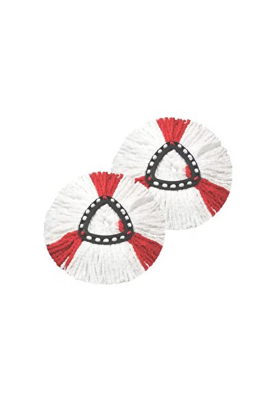 Vileda Set of 2 Easy Wring Turbo 2in1 Mop Refills, Microfiber, High Absorption