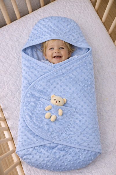 GÜLERBEBECİX Cute Swaddle with Baby Swaddle Toy