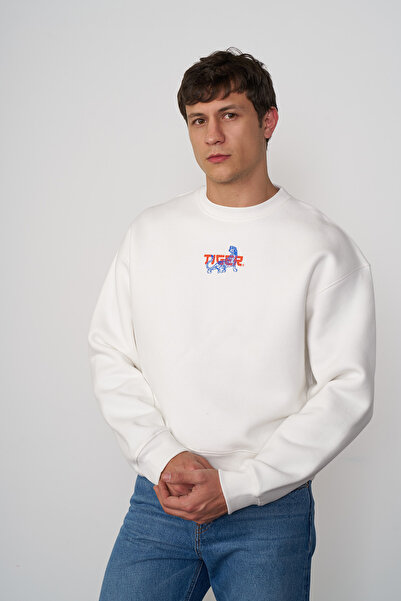 Beyyoglu Tiger Baskılı Sweatshirt