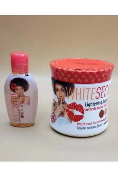 White secret كريم للجسم مع زيت للجسم