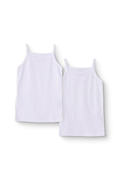 ebebek Hello Baby HelloBaby HelloBaby Kız Bebek 2li Atlet Bisiklet Yaka İp As...