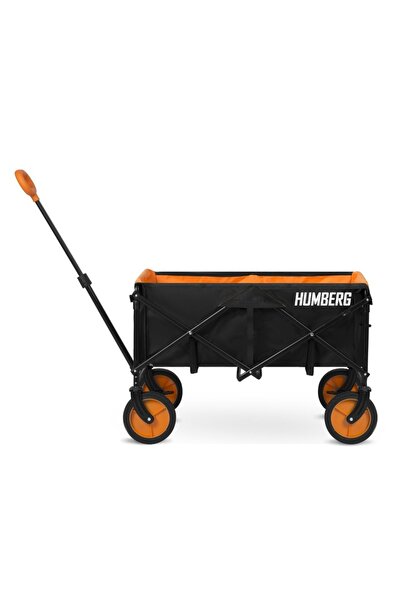 Humberg foldable transport trolley, 100l, 90kg, with swivel front wheels, ste...