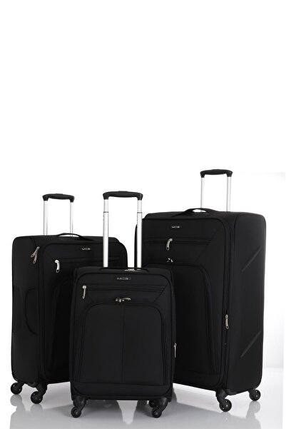 MÇS Unısex Extra Hafif Lüx Kapağı Körüklü Suya Dayanıklı 360 Derece Döner 4 T...