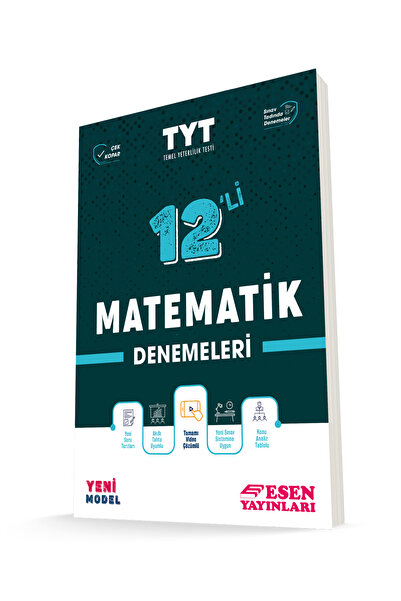 Esen Yayınları Tyt Matematik Denemeleri 12'li Güncel Müfredat