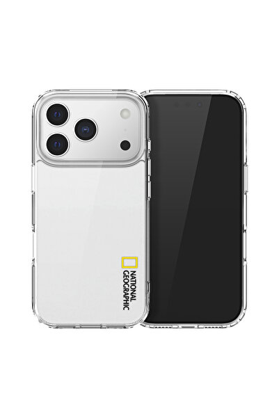 NATIONAL GEOGRAPHIC Crystal Clear Case V2 (Jell Hard) iPhone 17 Pro Max - Bla...