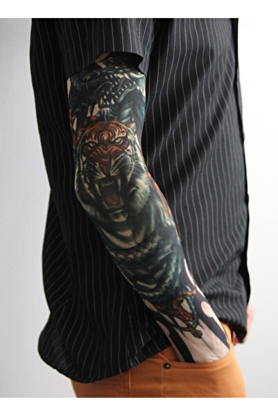 ZERO LAND Mtxdpn Wearable Arm Tattoo Socks Tattoo 3D Printed Arm Leg Tattoo 2...