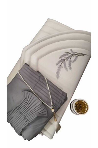 Arum Carpets طقم صلاه نسائي سجاده طبي مع شرشف ومبخره وسبحه