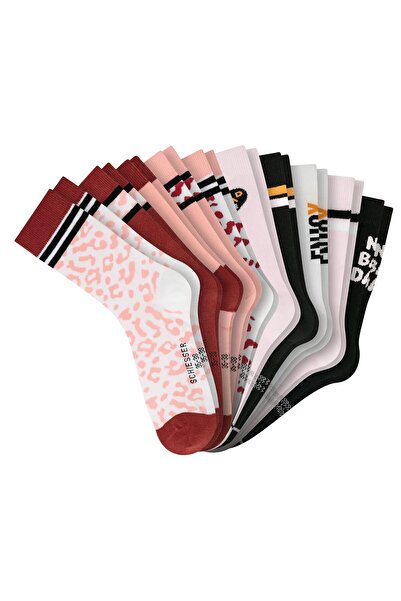 Schiesser Mädchen Socken, 10er Pack - "Legwear Teens", Muster, Baumwolmischung