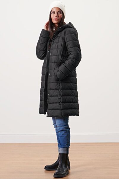 Tchibo Women Hooded Quilted Jacket, Black