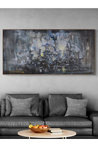 Simurg Sanatevi Zamanın Işığında Yağlı Boya Tablosu