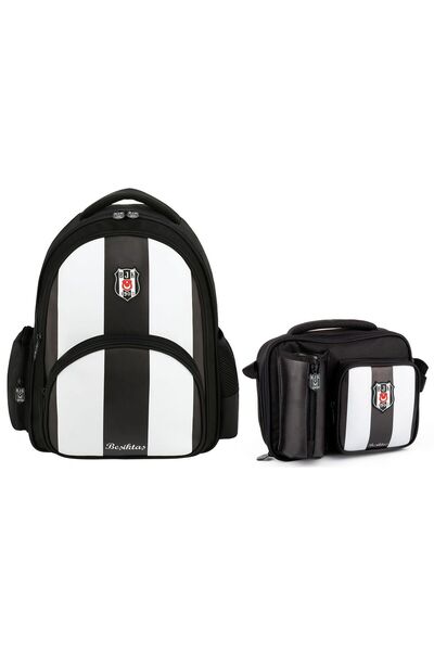 Beşiktaş Licensed School Bag and Lunch Box Set - Setme25356B
