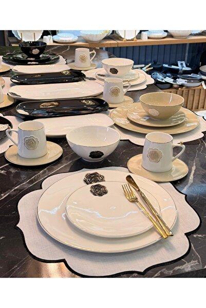 Mikasa Moor 35 Parça Rosaria Porselen Brunch Seti